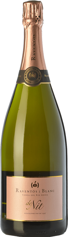 39,95 € | 白起泡酒 Raventós i Blanc de Nit 香槟 加泰罗尼亚 西班牙 Monastrell, Macabeo, Xarel·lo, Parellada 瓶子 Magnum 1,5 L