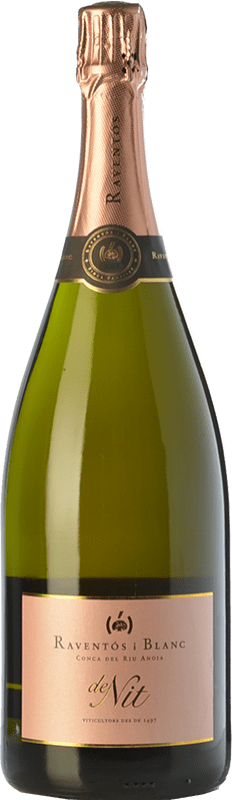 Envoi gratuit | Blanc mousseux Raventós i Blanc de Nit Brut Réserve Catalogne Espagne Monastrell, Macabeo, Xarel·lo, Parellada Bouteille Magnum 1,5 L