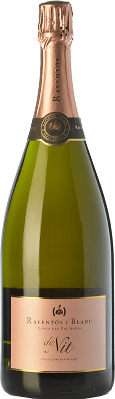 59,95 € Free Shipping | White Sparkling Wine Raventós i Blanc de Nit Brut Reserve Magnum Bottle 1,5 L