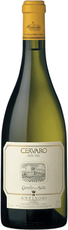 66,95 € | Vin blanc Castello della Sala Antinori Cervaro Crianza D.O.C. Italie Italie Chardonnay, Greco 75 cl