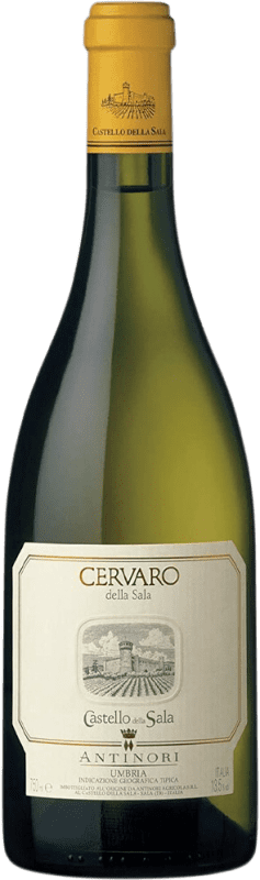 67,95 € | White wine Castello della Sala Antinori Cervaro Aged Otras D.O.C. Italia Italy Chardonnay, Greco Bottle 75 cl