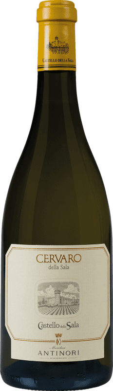 免费送货 | 白葡萄酒 Castello della Sala Antinori Cervaro Crianza — 陈酿 I.G.T. Umbria 翁布里亚 意大利 Chardonnay — 莎当妮, Greco — 格雷科 75 cl