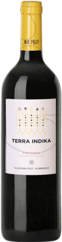 7,95 € Free Shipping | Red wine Mas Pòlit Terra Indika Crianza D.O. Empordà Catalonia Spain Grenache Bottle 75 cl
