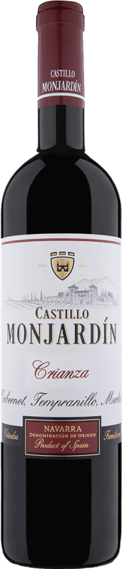 Бесплатная доставка | Красное вино Castillo de Monjardín старения D.O. Navarra Наварра Испания Tempranillo, Merlot, Cabernet Sauvignon 75 cl