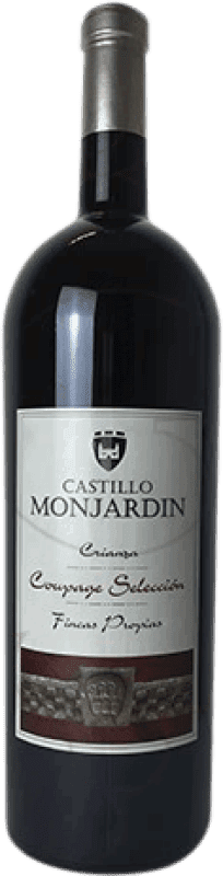 13,95 € Free Shipping | Red wine Castillo de Monjardín Crianza D.O. Navarra Navarre Spain Tempranillo, Merlot, Cabernet Sauvignon Magnum Bottle 1,5 L
