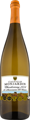 Castillo de Monjardín Chardonnay Navarra 年轻的 瓶子 Jéroboam-双Magnum 3 L