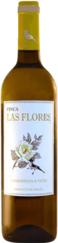 6,95 € Free Shipping | White wine Castillo de Monjardín Finca las Flores Joven D.O. Navarra Navarre Spain Macabeo, Chardonnay Bottle 75 cl