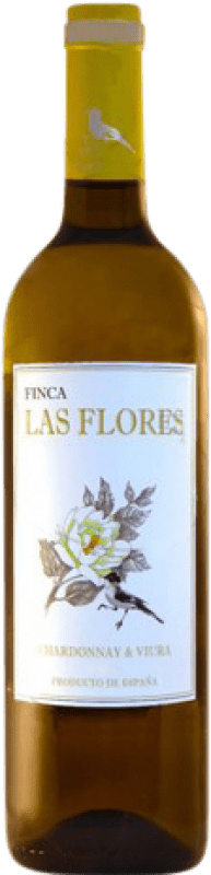 Envio grátis | Vinho branco Castillo de Monjardín Finca las Flores Jovem D.O. Navarra Navarra Espanha Macabeo, Chardonnay 75 cl