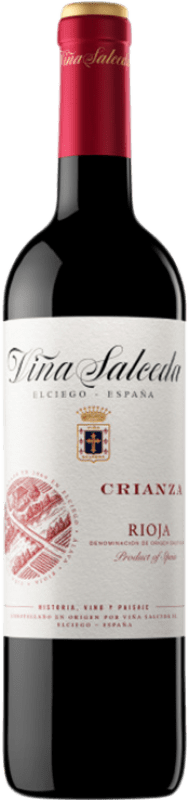 15,95 € Spedizione Gratuita | Vino Rosso Viña Salceda Crianza — Invecchiato in Botte D.O.Ca. Rioja