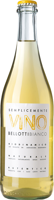13,95 € Free Shipping | White wine Cascina degli Ulivi Semplicemente Vino Bellotti Bianco Joven Otras D.O.C. Italia Italy Cortese Bottle 75 cl