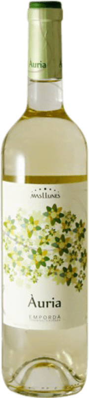 10,95 € Free Shipping | White wine Mas Llunes Àuria Joven D.O. Empordà Catalonia Spain Muscat Bottle 75 cl