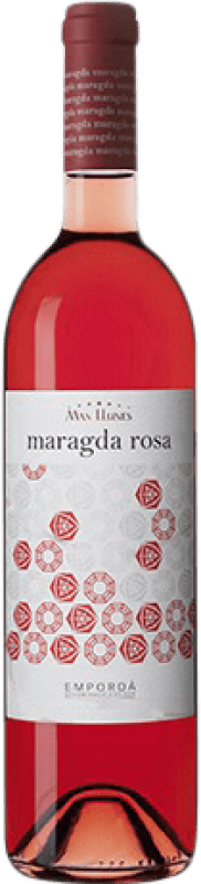 7,95 € Free Shipping | Rosé wine Mas Llunes Maragda Joven D.O. Empordà Catalonia Spain Syrah, Grenache Bottle 75 cl