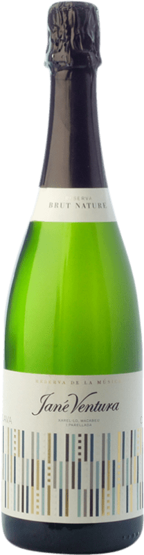 Envío gratis | Espumoso blanco Jané Ventura Música Brut Nature Reserva D.O. Cava Cataluña España Macabeo, Xarel·lo, Parellada 75 cl