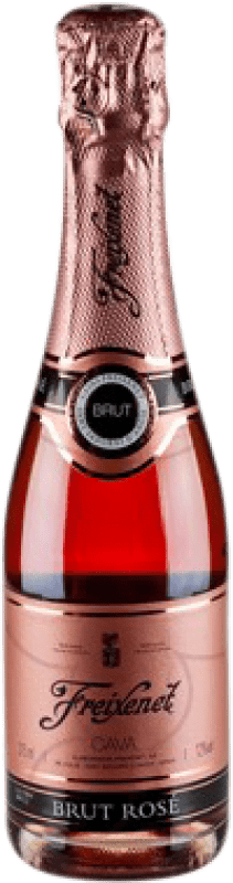 Envio grátis | Espumante rosé Freixenet Rosé Brut Jovem D.O. Cava Catalunha Espanha Grenache, Trepat Meia Garrafa 37 cl