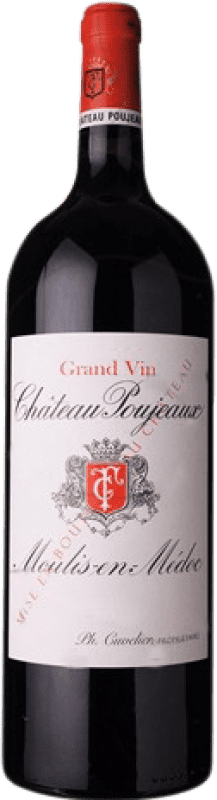 75,95 € Free Shipping | Red wine Château Poujeaux Crianza A.O.C. Moulis-en-Médoc France Magnum Bottle 1,5 L