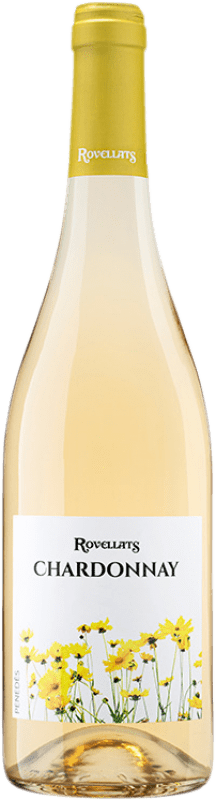 8,95 € | Vin blanc Rovellats Jeune D.O. Penedès Catalogne Espagne Chardonnay 75 cl