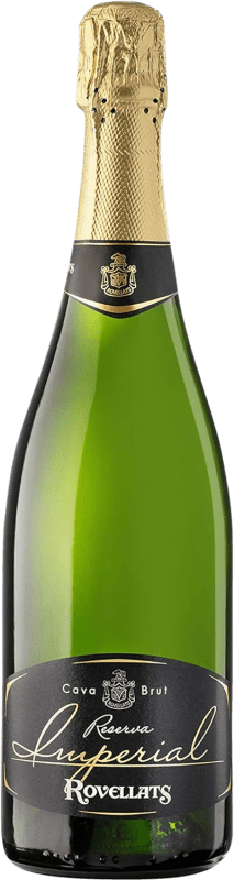 16,95 € | 白起泡酒 Rovellats Imperial Selecció Tinars 香槟 预订 D.O. Cava 加泰罗尼亚 西班牙 Macabeo, Xarel·lo, Parellada 75 cl