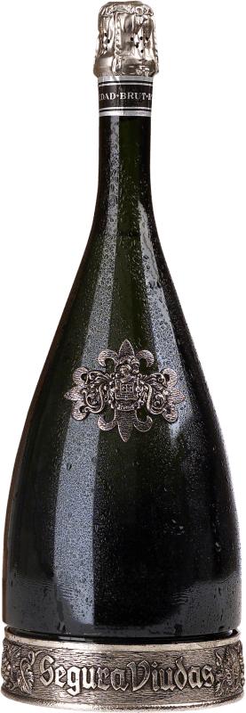 32,95 € | White Sparkling Wine Segura Viudas Heredad Brut Reserve D.O. Cava Catalonia Spain Macabeo, Parellada Magnum Bottle 1,5 L