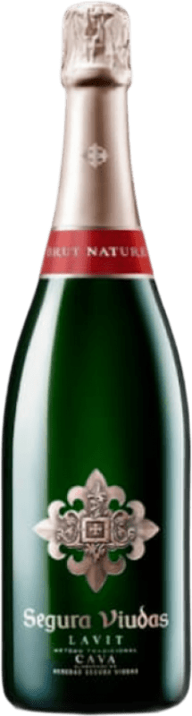 Envio grátis | Espumante Branco Segura Viudas Lavit Brut Nature — Bruto Natural Reserva D.O. Cava Catalunha Espanha Macabeo, Parellada 75 cl