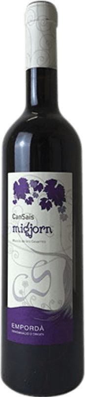 Envoi gratuit | Vin Rouge Can Sais Mitjorn Crianza D.O. Empordà Catalogne Espagne Mazuelo, Cariñena — Carignan 75 cl