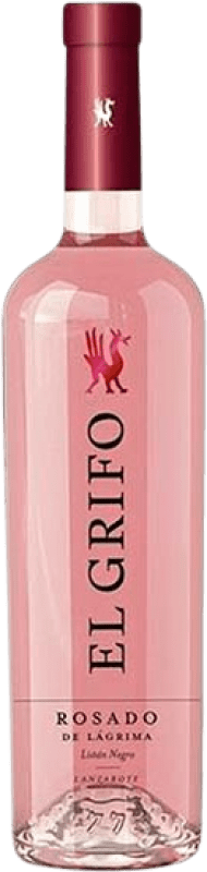18,95 € | Rosé wine El Grifo Lágrima Joven D.O. Lanzarote Canary Islands Spain Listán Black Bottle 75 cl