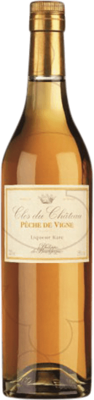 Kostenloser Versand | Infusierter Likör Ladoucette Clos du Château Peche de Vigne Licor Macerado Frankreich 70 cl