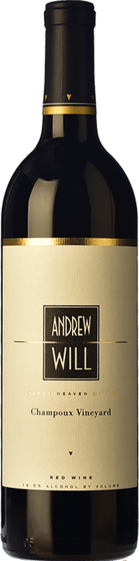 116,95 € | Vin rouge Andrew Will Champoux Vineyard États Unis Merlot, Cabernet Sauvignon, Cabernet Franc, Petit Verdot 75 cl