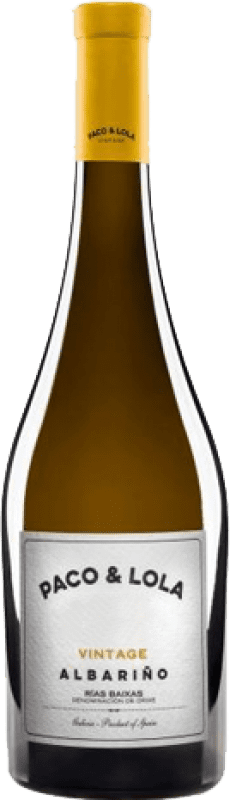 29,95 € | White wine Paco & Lola Vintage Crianza D.O. Rías Baixas Galicia Spain Albariño Magnum Bottle 1,5 L
