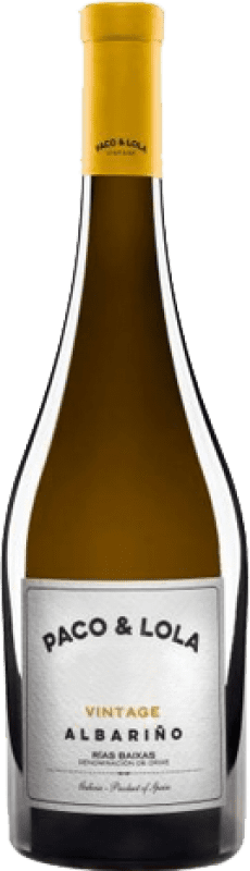 89,95 € Kostenloser Versand | Weißwein Paco & Lola Vintage Alterung D.O. Rías Baixas Magnum-Flasche 1,5 L