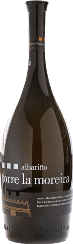 32,95 € Envoi gratuit | Vin blanc Marqués de Vizhoja Torre la Moreira Jeune D.O. Rías Baixas Bouteille Jéroboam-Double Magnum 3 L