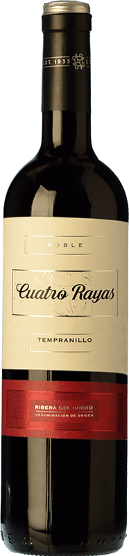 5,95 € | Red wine Cuatro Rayas Joven D.O. Rueda Castilla y León Spain Tempranillo Bottle 75 cl