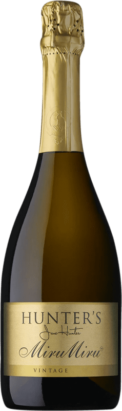 32,95 € | Weißer Sekt Hunter's Miru Miru Brut Reserve Neuseeland Pinot Schwarz, Chardonnay, Pinot Meunier 75 cl