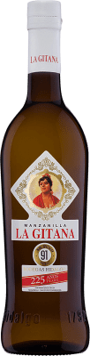 Kostenloser Versand | Likörwein La Gitana D.O. Manzanilla-Sanlúcar de Barrameda Andalucía y Extremadura Spanien Palomino Fino Halbflasche 37 cl