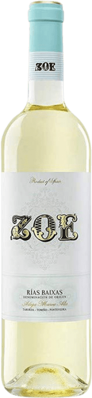 8,95 € | 白酒 Santiago Ruiz Zoe 年轻的 D.O. Rías Baixas 加利西亚 西班牙 Godello, Loureiro, Treixadura, Albariño, Caíño White 75 cl