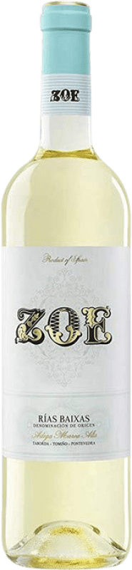 7,95 € Envío gratis | Vino blanco Santiago Ruiz Zoe Joven D.O. Rías Baixas