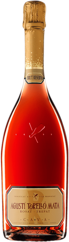 13,95 € | Espumante rosé Agustí Torelló Rosat Brut Reserva D.O. Cava Catalunha Espanha Trepat 75 cl