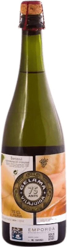 Free Shipping | White sparkling Gelamà Brut Nature Young D.O. Empordà Catalonia Spain Macabeo 75 cl