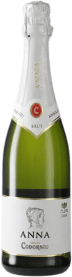 Envio grátis | Espumante branco Codorníu Anna Brut Reserva D.O. Cava Catalunha Espanha Macabeo, Xarel·lo, Chardonnay, Parellada Meia Garrafa 37 cl