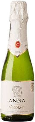 3,95 € | White sparkling Codorníu Anna Brut Reserve D.O. Cava Catalonia Spain Macabeo, Xarel·lo, Chardonnay, Parellada Small Bottle 20 cl