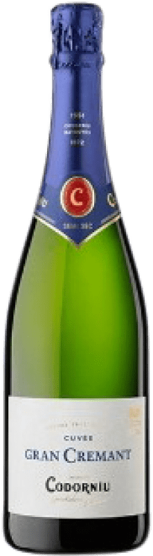 6,95 € | Blanc mousseux Codorníu Gran Cremant Demi-Sec Demi-Sucré D.O. Cava Catalogne Espagne Macabeo, Xarel·lo, Parellada 75 cl