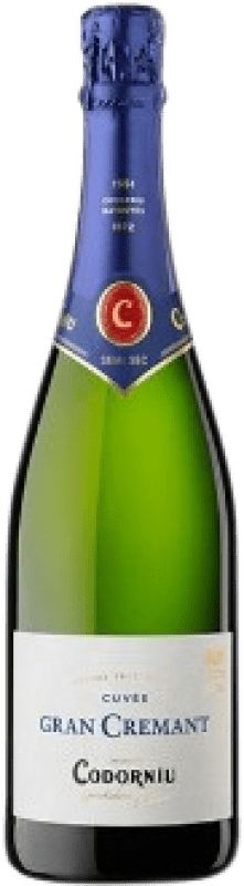 送料無料 | 白スパークリングワイン Codorníu Gran Cremant セミドライ セミスイート D.O. Cava カタロニア スペイン Macabeo, Xarel·lo, Parellada 75 cl