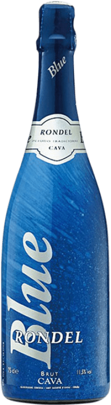 Free Shipping | White sparkling Codorníu Rondel Blue Brut Young D.O. Cava Catalonia Spain Macabeo, Xarel·lo, Parellada 75 cl