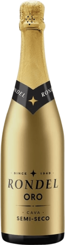 Envio grátis | Espumante branco Codorníu Rondel Oro Semi-seco Semi-doce D.O. Cava Catalunha Espanha Macabeo, Xarel·lo, Parellada 75 cl