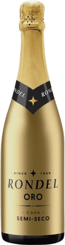 Spedizione Gratuita | Spumante Bianco Codorníu Rondel Semiseco — Semisecco Edizione Oro D.O. Cava Catalogna Spagna Macabeo, Xarel·lo, Parellada 75 cl