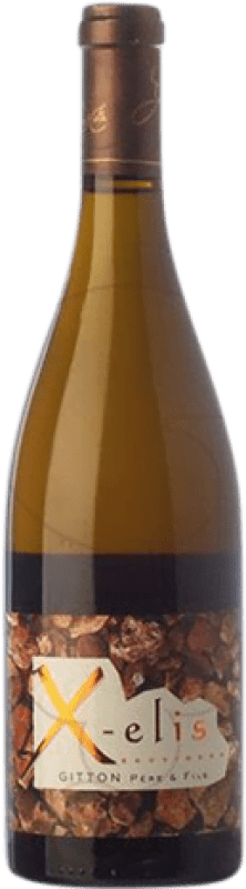 Free Shipping | White wine Gitton X-elis Aged A.O.C. Sancerre France Sauvignon White 75 cl
