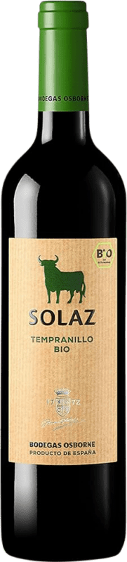 5,95 € | Rotwein Osborne Solaz Jung I.G.P. Vino de la Tierra de Castilla Castilla la Mancha y Madrid Spanien Tempranillo Bio — Nachhaltig 75 cl
