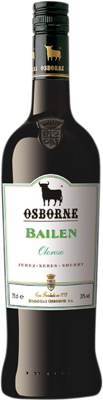 12,95 € | Vino fortificato Osborne Bailen Dry Oloroso D.O. Jerez-Xérès-Sherry Andalucía y Extremadura Spagna Palomino Fino 75 cl