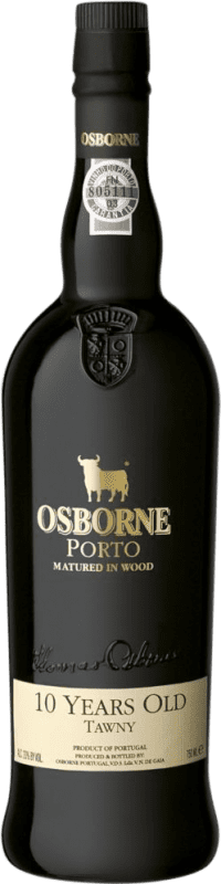 32,95 € Бесплатная доставка | Крепленое вино Osborne I.G. Porto 10 Лет
