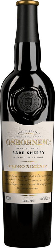 Spedizione Gratuita | Vino Liquoroso Osborne PX Solera Viejo — Vecchio D.O. Jerez-Xérès-Sherry Andalucía y Extremadura Spagna Pedro Ximénez Bottiglia Medium 50 cl