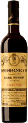 Envio grátis | Vinho Generoso Fortificado Osborne PAP Solera, Oloroso D.O. Jerez-Xérès-Sherry Andaluzia Espanha Palomino Fino, Pedro Ximénez Garrafa Medium 50 cl